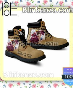 One Piece Luffy Gear 4 Wanted Timberland Boots Men a