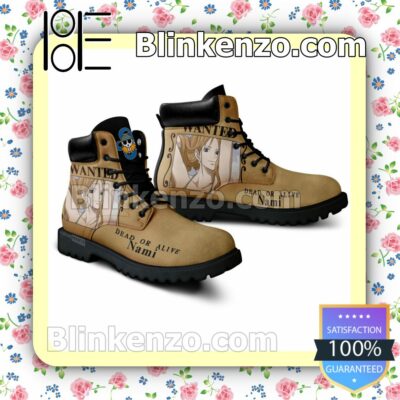 One Piece Nami Wanted Timberland Boots Men a