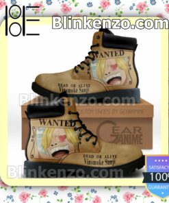 One Piece Sanji Wanted Timberland Boots Men