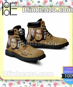 One Piece Shanks Wanted Timberland Boots Men a