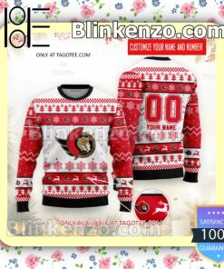 Ottawa Senators Hockey Christmas Sweatshirts
