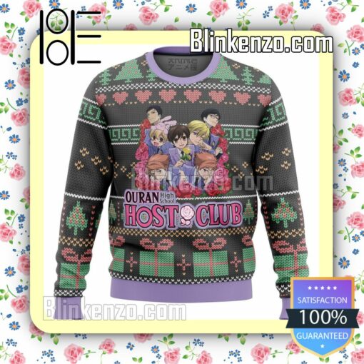 Ouran High School Host Club Anime Manga Knitted Christmas Jumper