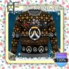 Overwatch Symbol Game Knitted Christmas Jumper