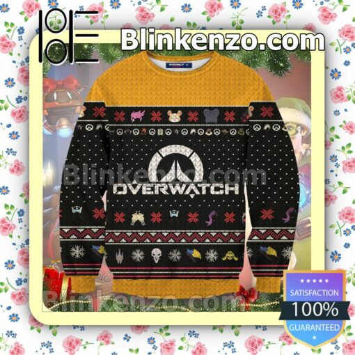 Overwatch Ultimate Abilities Logo Christmas Jumpers