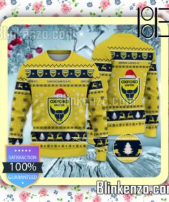 Oxford United F.C Logo Holiday Hat Xmas Sweatshirts