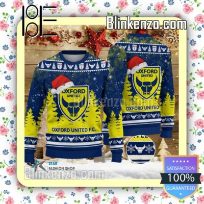 Oxford United Logo Hat Christmas Sweatshirts