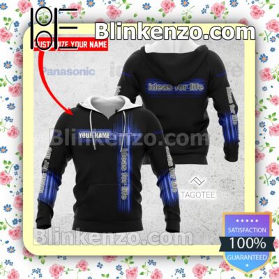 Panasonic Media Logo Custom Hoodie Jacket a