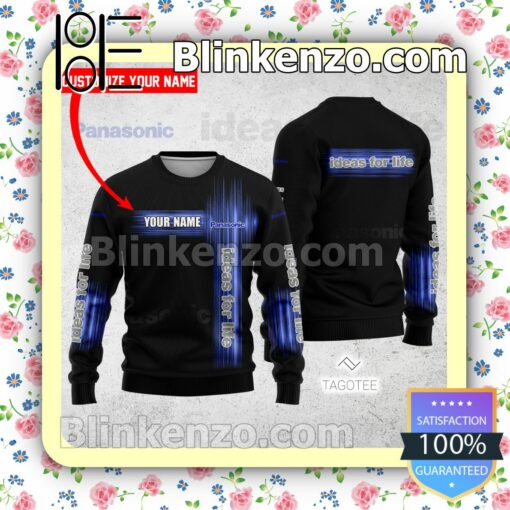 Panasonic Media Logo Custom Hoodie Jacket b