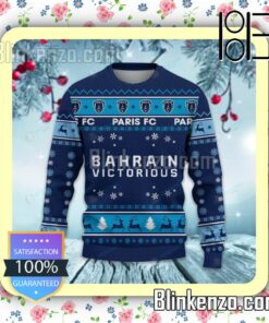 Paris FC Logo Holiday Hat Xmas Sweatshirts a