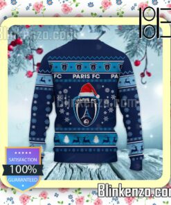 Paris FC Logo Holiday Hat Xmas Sweatshirts b