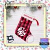 Personalised Chick-Fil-A Snowy Xmas Faux Fur Stockings