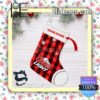 Personalised Snowy Coors Light Xmas Faux Fur Stockings