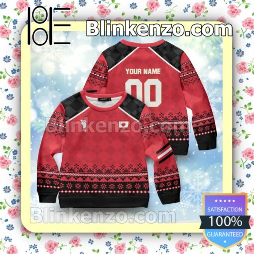 Personalized Haikyuu National Team Christmas Jumpers