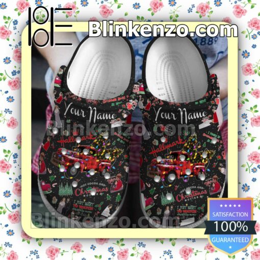 Personalized Hallmark Christmas Car Xmas Crocs a