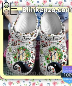 Personalized The Nightmare Before Christmas Xmas Crocs
