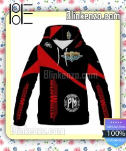 Peter Maffay Logo Black And Red Winter Hoodie