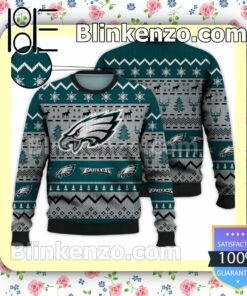 Philadelphia Eagles NFL Ugly Sweater Christmas Funny