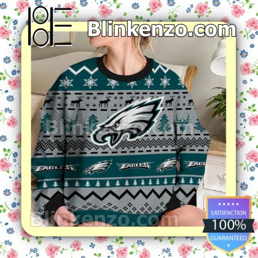 Philadelphia Eagles NFL Ugly Sweater Christmas Funny b