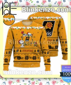 Phoenix Suns Snoopy Christmas NBA Sweatshirts