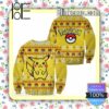 Pikachu Pokemon Logo Knitted Christmas Jumper