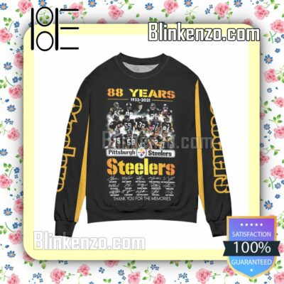 Pittsburgh Steelers Football Team 80 Years Anniversary Christmas Jumpers