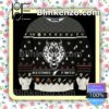 Pixel Sprites Final Fantasy Snowflake Holiday Christmas Sweatshirts