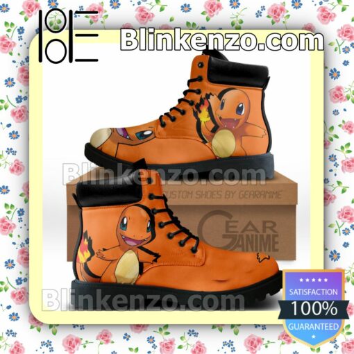 Pokemon Charmander Timberland Boots Men