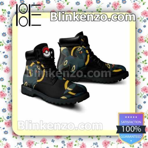 Pokemon Umbreon Timberland Boots Men a