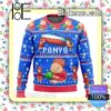 Ponyo Anime Knitted Christmas Jumper