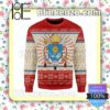 Pope Francis Coat Of Arms Knitted Christmas Jumper