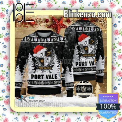Port Vale Logo Hat Christmas Sweatshirts