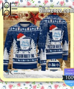 Preston North End F.C Logo Hat Christmas Sweatshirts