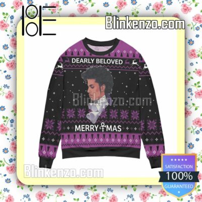 Prince Dearly Beloved Merry Christmas Jumpers