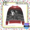 Pulp Fiction Dance Scene Snowflake Christmas Jumpers