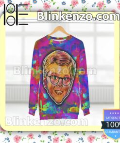 Ralphie A Christmas Story Psychedelic Christmas Sweatshirts c