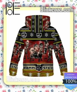 Rammstein Funny Chibi Ugly Christmas Winter Hoodie a