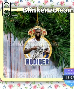 Real Madrid - Antonio Rudiger Hanging Ornaments a