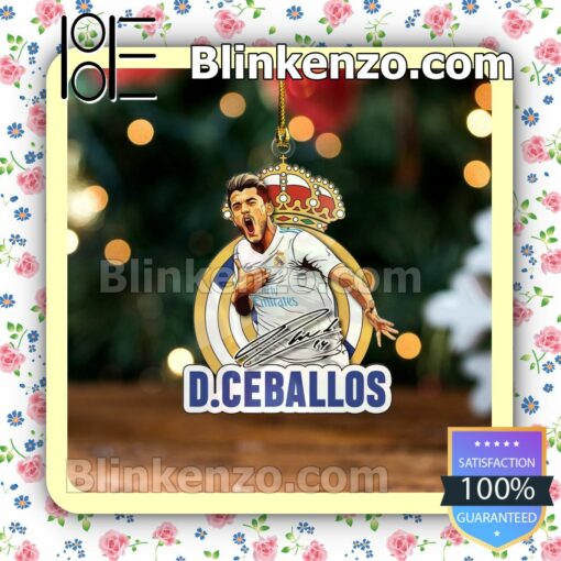 Real Madrid - Dani Ceballos Hanging Ornaments