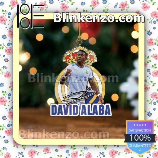 Real Madrid - David Alaba Hanging Ornaments