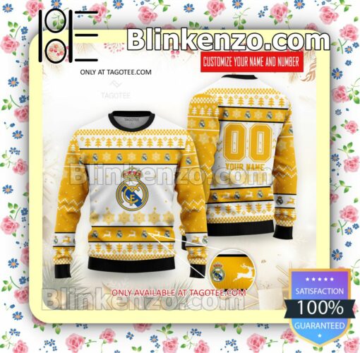 Real Madrid Football Holiday Christmas Sweatshirts