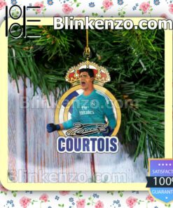 Real Madrid - Thibaut Courtois Hanging Ornaments a