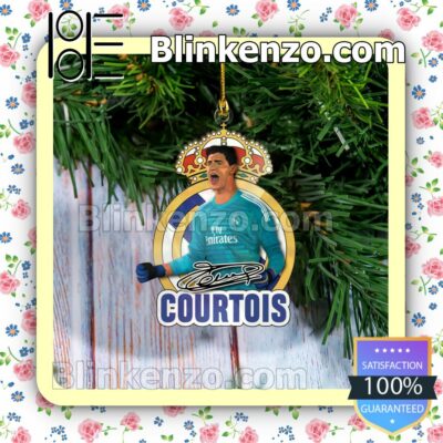 Real Madrid - Thibaut Courtois Hanging Ornaments a