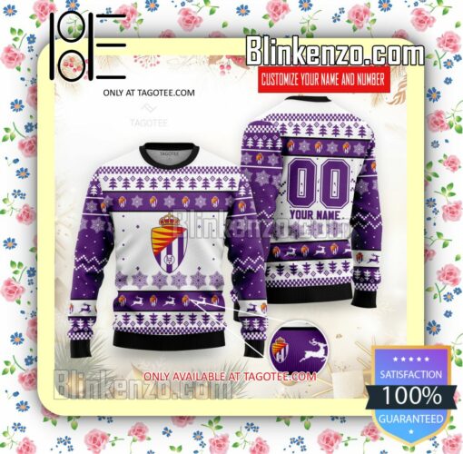 Real Valladolid Sport Holiday Christmas Sweatshirts