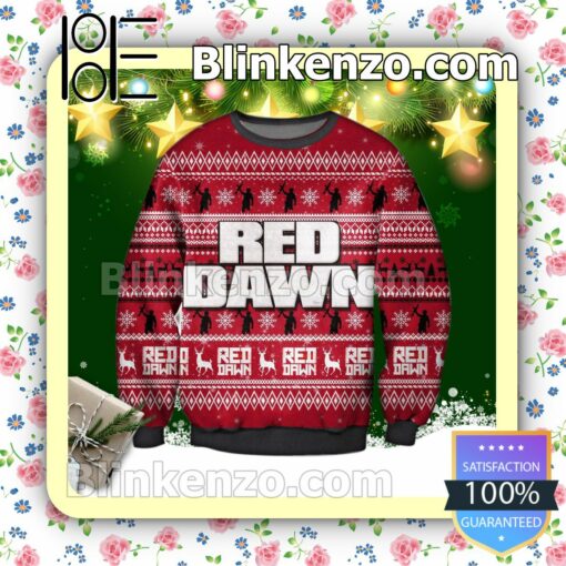 Red Dawn Holiday Christmas Sweatshirts