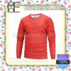 Red Striped Candy Pattern Icon Knitted Christmas Jumper