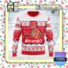 Ricardo Milos Meme Funny Knitted Christmas Jumper