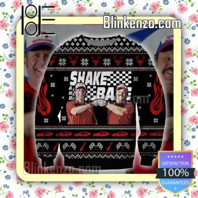 Ricky Bobby And Cal Naughton Jr. Talladega Nights The Ballad Of Ricky Bobby Shake & Bake Christmas Jumper