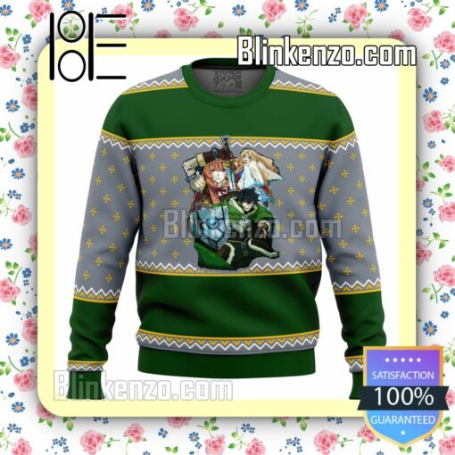 Rising Of The Shield Hero Characters Premium Knitted Christmas Jumper