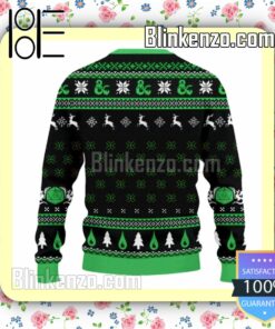 Rogue The Shrouded Blade Green DnD Christmas Sweatshirts a