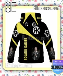 Roland Kaiser Black And Yellow Winter Hoodie a